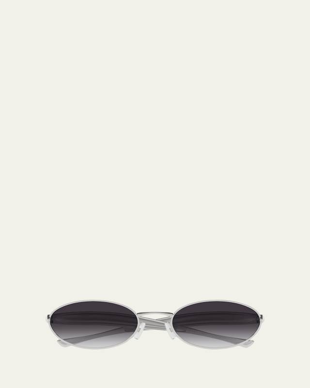 Sardine Logo Engraved Metal Sunglasses